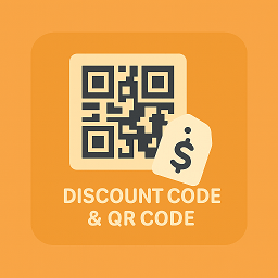 رمز الخصم ورمز QR